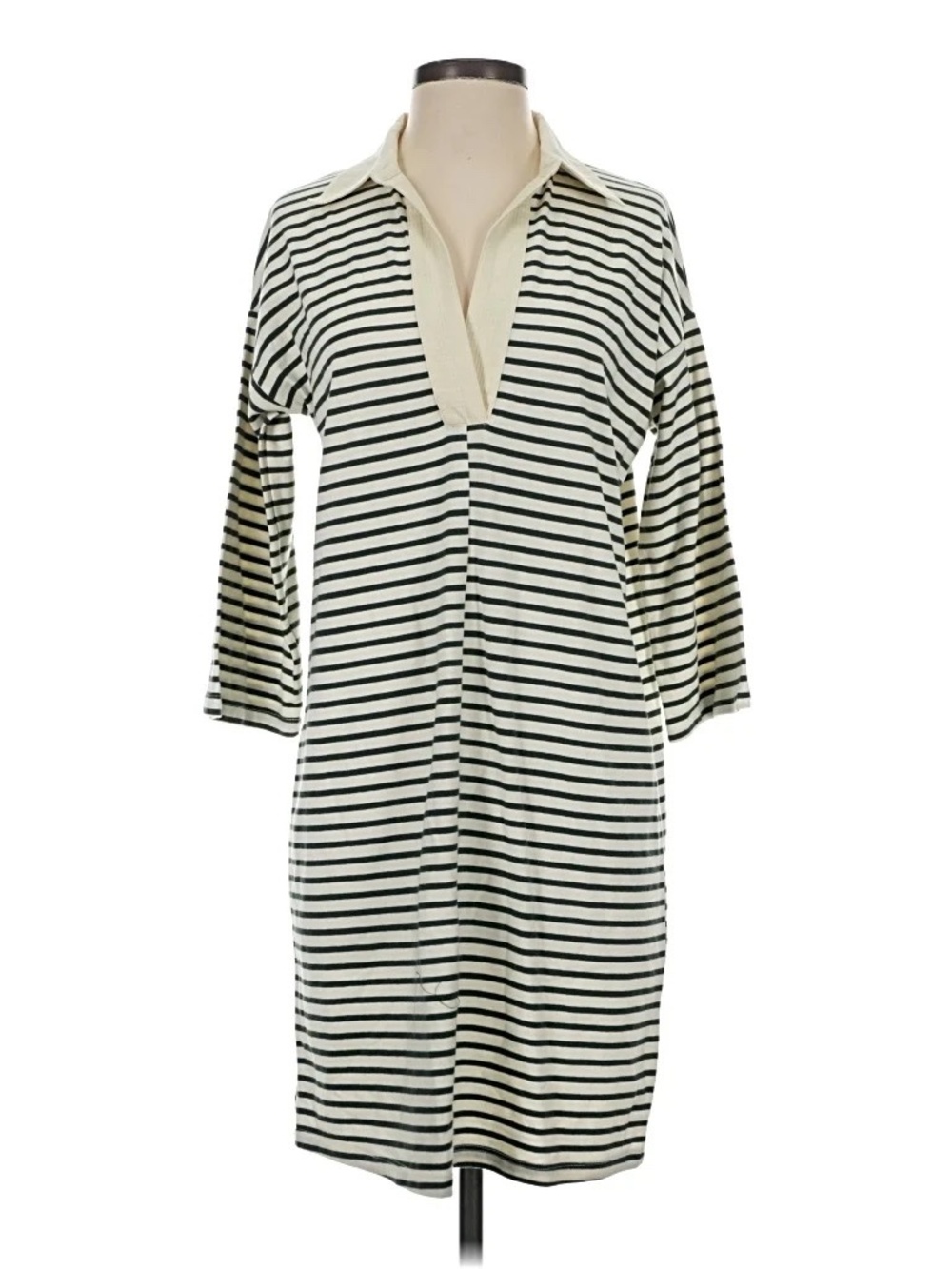 Tuckernuck Green and Ivory Stripe Dress